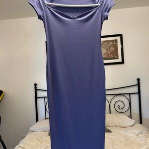 SHEIN Purple Midi Dress